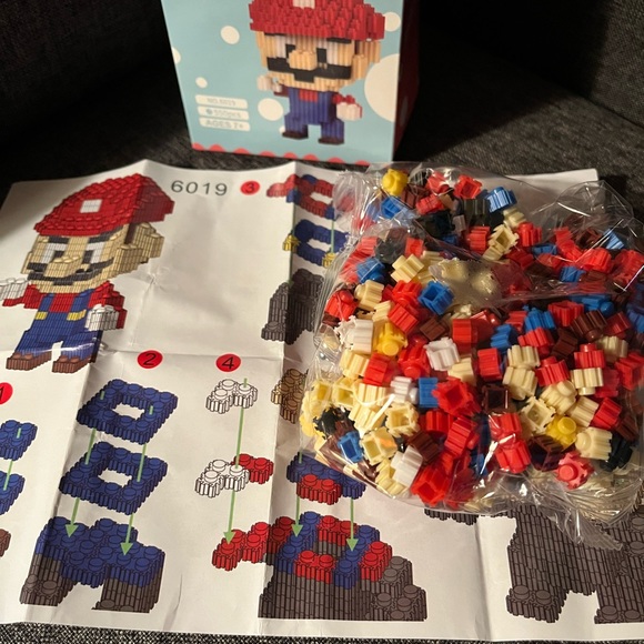 Blocks; Lego MINI; NEW; instructions/sealed Legos ea. box;OVER 550pcs.-MARIO BRO - Picture 3 of 3